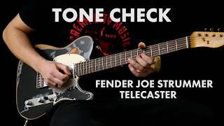 TONE CHECK Fender Joe Strummer Telecaster Demo [upl. by Haelahk928]