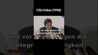 So rechtsextrem war die CSU 1998 😱😱😱 csu 1998 deutschland [upl. by Nwahsak892]