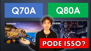 Q70 vs Q80A 2021  POLEMICO Qual tem a melhor imagem [upl. by Ydnis]