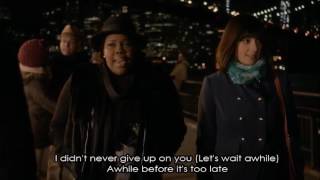 Glee  Lets Wait Awhile Full Performance with Lyrics [upl. by Ellak]