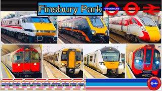 Trains and Buses at Finsbury Park Station  ECML 29012024 [upl. by Garber]