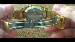 Invicta Pro Diver GoldChampagne Auto [upl. by Eirrol]