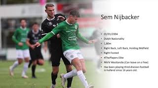 Sem Nijbacker Highlights [upl. by Neilson281]