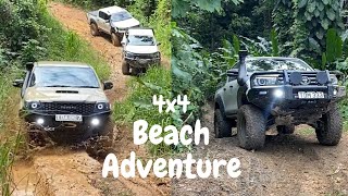 4WD Secluded Beach Adventure Trinidad  Winching Mud big ruts amp More [upl. by Latashia]