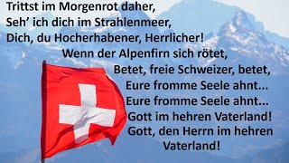 Nationalhymne der Schweiz Schweizerpsalm Chor [upl. by Normandy171]