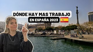 OPORTUNIDADES LABORALES en ESPAÑA para 2023  ¿Dónde se van a necesitar más trabajadores [upl. by Nhguav54]