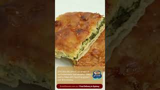 Dive into the savoury goodness of our homemade Spanakopita—flaky pastry filled with f [upl. by Golda]