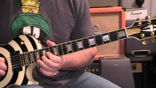 Like I Roll guitar solo lesson Regslow Black Stone Cherry cover [upl. by Asinla462]