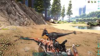 ARK Survival Evolved Velonasaur vs Titanosaur [upl. by Arnon]