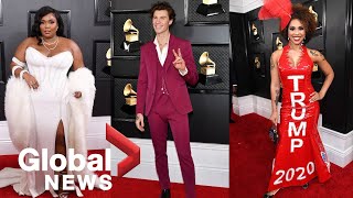 Grammy Awards 2020 Red carpet fashion highlights [upl. by Zoller470]