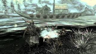 Stormcloaks Vs Imperials  NPC Battles [upl. by Xyno]