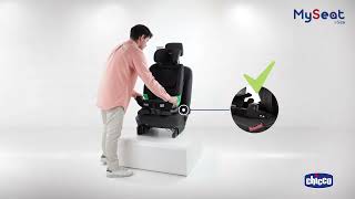 Comment installer le siègeauto MySeat iSize   Chicco Français [upl. by Fulviah]