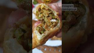 Bakery Style keema samosa recipe for Ramadan special 2024 🌙 short shorts keemasamosa [upl. by Myrt]