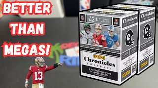 Better Than Megas 2022 Chronicles Football Blaster Box Review [upl. by Belia]