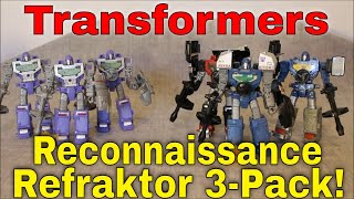 Transformers WFC Siege Reconnaissance Refraktor 3Pack Reflector  GotBot True Review NUMBER 862 [upl. by Eiraminot]