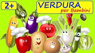 🍅 Video per Piccoli 🍅 Impariamo i Nomi di Verdura  Cartoni animati italiano per bambini di 2 anni [upl. by Amatruda]