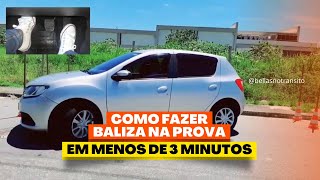 COMO FAZER BALIZA NA PROVA EM MENOS DE 3 MINUTOS [upl. by Naget]