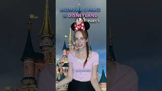 ROZMOWA O PRACE W DISNEYLAND PART 1 shorts comedy funny [upl. by Neeleuqcaj]