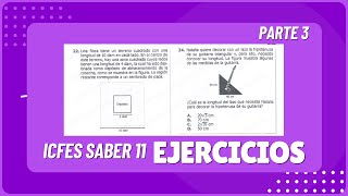 EJERCICIOS ICFES 2023 RESUELTOS  SABER 11  PARTE 3  matemáticas [upl. by Annirak]