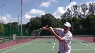 Tennis Serve Pronation Exercise For Top Spin Serves [upl. by Hermine248]