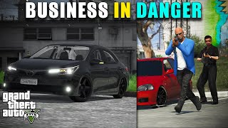 CITY GANG HELD ON OUR CAR  GTA 5 GAMEPLAY [upl. by Collayer383]