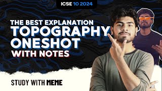 Topography One Shot  Complete Toposheet  ICSE Class 10 2024  Geography  Notes [upl. by Ajani]