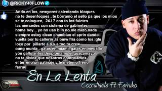 Cosculluela Ft Farruko  En la Lenta Con Letra Video Lirics 2013  YouTube [upl. by Ciprian]