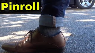 How To Pinroll JeansTutorial For Rolling Up Jeans [upl. by Eyde333]