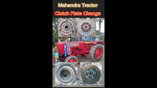 🛠️🚜 Mahendra Tractor Clutch Plate Change 🚜🛠️ [upl. by Yendirb778]