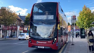 Journey on Stagecoach Route 145 Wanstead Station  Coventry Road Enviro400 MMC 10327 SN16 OKJ [upl. by Atirres]