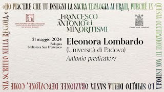 Eleonora Lombardo Â«Antonio predicatoreÂ» [upl. by Pesek]