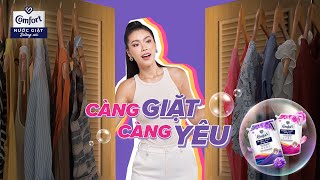 MINH TÚ X NƯỚC GIẶT DƯỠNG VẢI COMFORT  ĐỒ MÀU MÌNH YÊU CÀNG GIẶT CÀNG YÊU [upl. by Narra]