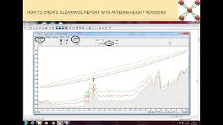 Path Loss 5  How to create Clearance Report with Antenna Height revisions [upl. by Lodmilla331]