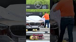 VIP Home Delivery of Dual Tone Maybach S680 in Gujarat  Exclusive Luxury Unveiling [upl. by Ahtaga]