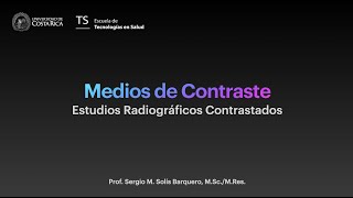 Medios de Contraste Radiológicos [upl. by Meesan]