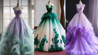 💞2024 princess gown collection ✨new long ball gown fairy tales gown wedding gown [upl. by Roel20]