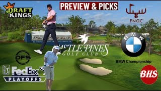 2024 PGA Golf  BMW Preview  FedEx Cup Playoffs [upl. by Lymn]