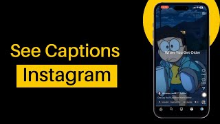 How to See Captions on Instagram [upl. by Penthea]