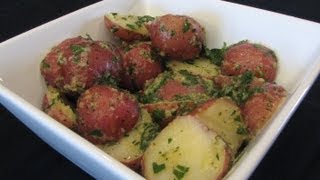 Herb Buttered Potatoes  Lynns Recipes [upl. by Dagney511]