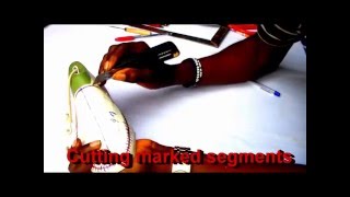 Making your own moccasin part 1 DIY [upl. by Notyard]