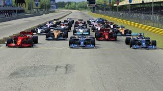 Bugatti Bolide vs F1 Cars Grand Prix 2020 at Monza Full Course [upl. by Muhcon]