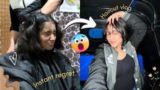 Got a new haircut 🥹  Vlog  Prarish devyal [upl. by Ahsitauq]