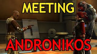 SWTOR  First Time Meeting Andronikos Revel [upl. by Anhavas748]