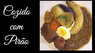 COZIDO DE CARNE E LEGUMES COM PIRÃO  RECEITA TOP [upl. by Devi]