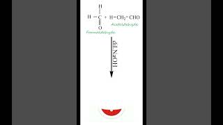 Crossed Aldol Condensation Reaction  Formaldehyde amp Acetaldehyde  3hydroxy propanal  cbse [upl. by Alomeda]