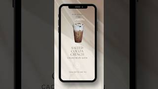 ⭐ New drink 2024  CACAO MUỐI GIÒN  TANA COFFEE amp TEA  shorts coffee tea cacaomuoigion [upl. by Nywled305]