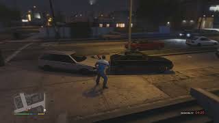 GTA V ballas vs vagos and cops shoot out part 4 [upl. by Phineas]