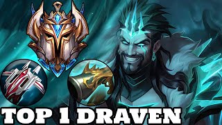 Wild Rift Draven  Top 1 Draven Gameplay Rank MASER [upl. by Aizahs]