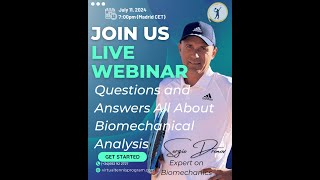 Video Analysis for Biomechanics Study in Tennis Practice  Live Webinar Recording [upl. by Nahta702]