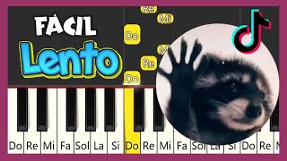 Pedro Pedro Pedro Pe Raffaella Carra  TUTORIAL PIANO VERSIÓN LENTA [upl. by Seem]